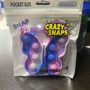 Mini butterfly fidget popper